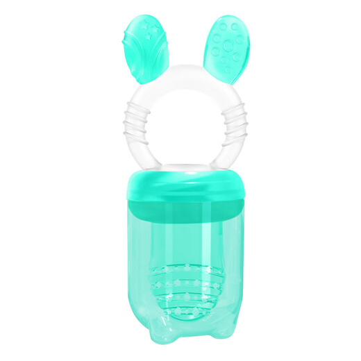 Audemars Piguet Fruit and Vegetable Bite Baby Fruit Fruit Soothing Teether for babies over 6 months old, Bunny One-size-fits-all Bite Bags, 2 packs