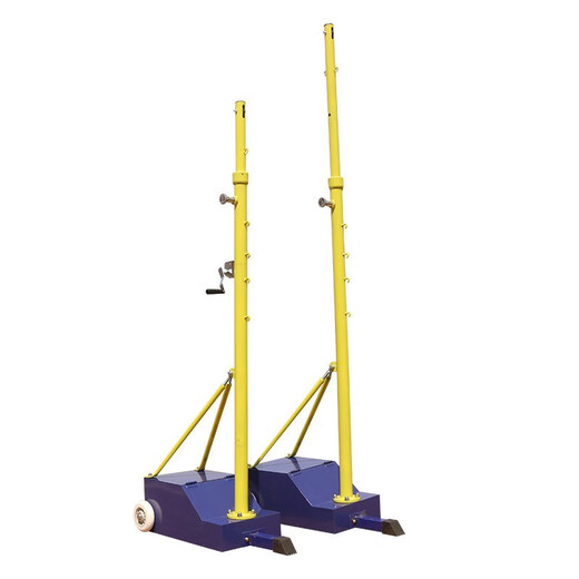 Outdoor mobile portable badminton net rack standard net air volleyball rack simple ball net rack column net rod bracket