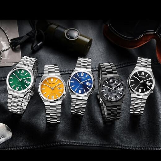 CITIZEN watch men's Japanese and Korean watch ME color series automatic mechanical steel belt business New Year gift NJ0150-81Z