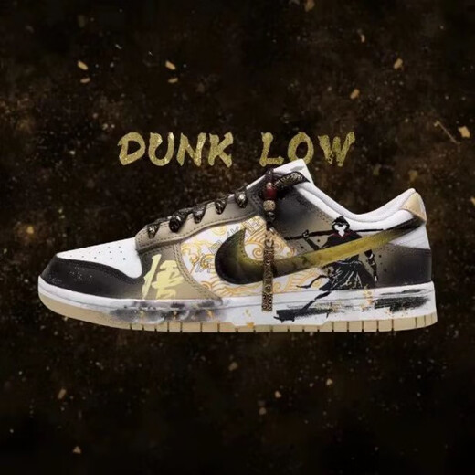 SAJL OFFICIEL AJDUNK Black and White Panda SBAJ1 Low-Top Male Wukong Black Mythical Board Chaussures Femme 1699 Air Force Pure White High Quality 35