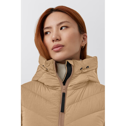 Canada Gans Clair Damen Black Label Long Outdoor Parker Big Goose Down Jacke 2330 WB 1483 Desert Color S