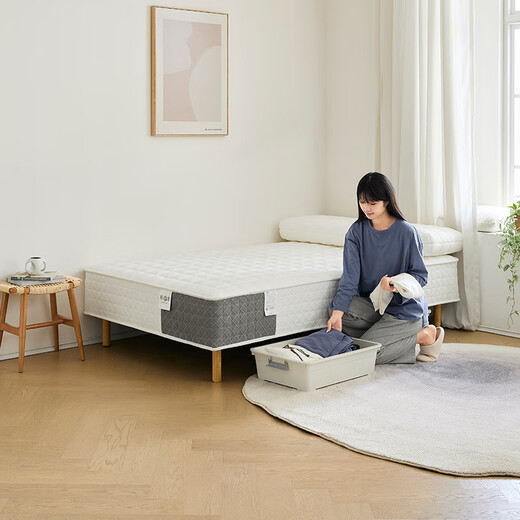 Dragon et Phoenix Mattress Xibao Cadre de lit de chevet respirant 3d Spring Mattret Apartment Modern Intégré Lite intégré 1,8m x 2m avec matelas Xibao A Type 33CM: Modérément doux 5cm pied 1350 * 2000