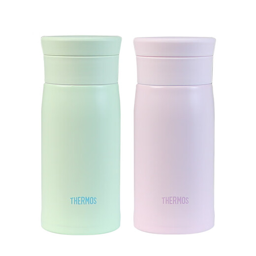膳魔师（THERMOS）保温杯不锈钢小容量便携水杯男女士办公泡茶杯礼品定制礼物 优雅紫 350ml