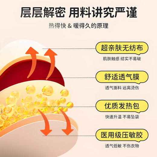 Housekeeper Warm Baby Patch Warming Patch Menstrual Period Dysmenorrhea Warming Patch Self-heating Body Warming Patch Warm Waist Warm Abdominal Warm Baby Patch 60 pieces