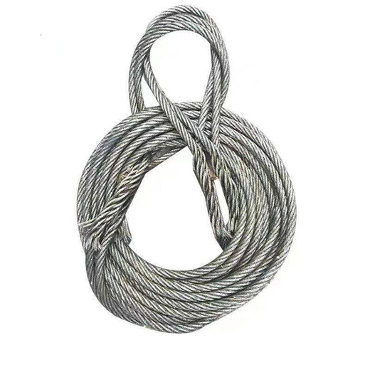 Snow battle lifting wire rope (4 meters long, bearing capacity 10 tons, including hooks and rings) set