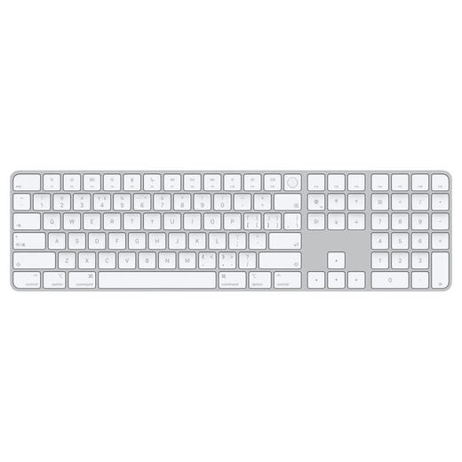 Apple带有触控ID和数字小键盘的妙控键盘(适用于配备 Apple 芯片的 Mac)-中文（拼音） 白色按键