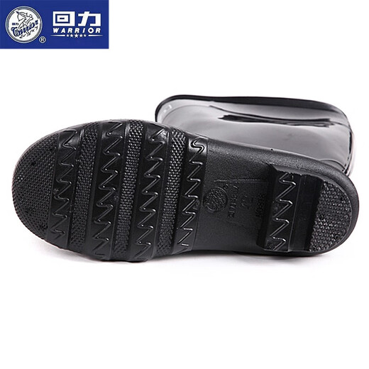 回力雨鞋男中高筒防水鞋户外雨天耐磨胶鞋不易滑雨靴套鞋 838中筒 40