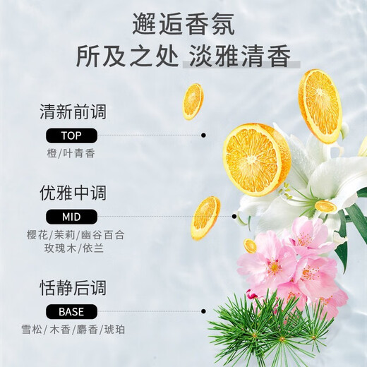 Fragancia ligera (asaka) champú y acondicionador de lavado de carrocería Control de aceite de aminoácidos Control antiamólico e hidratante suave universal para hombres y mujeres [set de lavado] Control de aceite de ciprés plano + baño 500G