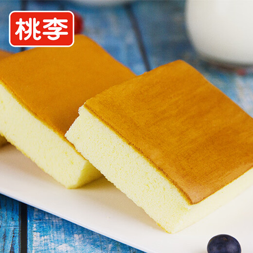 桃李纯蛋糕 营养早餐食品手撕面包口袋吐司休闲零食办公室早餐蛋糕 原味720g
