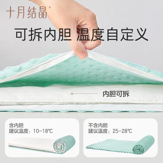 October crystal baby bean bean blanket baby quilt can be used for all seasons to remove inner liner kindergarten nap blanket animal 100*140
