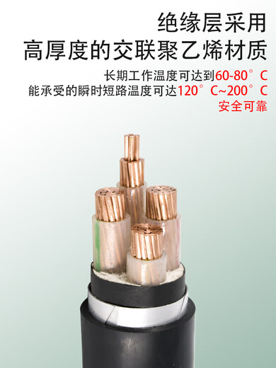 正泰（CHNT）正泰ZRYJV电缆线国标铜芯345芯507095120平方工程电力电缆 3x3001x15099点99无氧铜