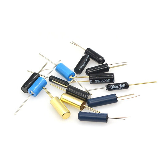 TaoTimeClub high-sensitivity vibration switch SW-200D-18020P spring ball vibration SW-18020P vibration switch sensor feet gold-plated (10 pcs)