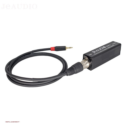 JRAUDIO professional audio noise isolator signal isolator filter eliminates audio noise current isolator eliminates common ground current sound noise reducer 3.5 audio line + isolator + 6.35 audio line