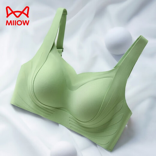 
Cat man (MiiOW) underwear for women gathering and supporting the small breast without steel rings, showing big, markless breast collection, anti-sagging sports and beautiful back bra in summer [Queen of Lift] Champagne Skin M