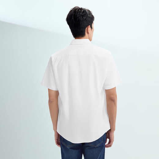 HLA HAILAN HOME CHEPT SHEVEVE Men Summer 25 Light Business Fashion Series Pure Coton Shirt Men