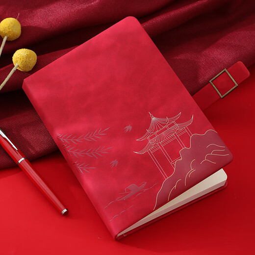 Faramund Teacher's Day gift Chinese style high-looking notebook gift box A5 national fashion notepad gift box high-end gift for teachers and classmates souvenir company gift customized black ink