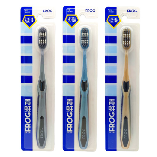 Hard bristle medium hair toothbrush 185B imported spiral antibacterial brush wire anti-slip handle adult home home equipment 12 pieces