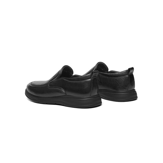 
Red Dragonfly Left Month Leather Shoes 25 Spring Soft Side Shoes Business Casual Shoes Cowhide Men's Shoes WTA15051 Black 39