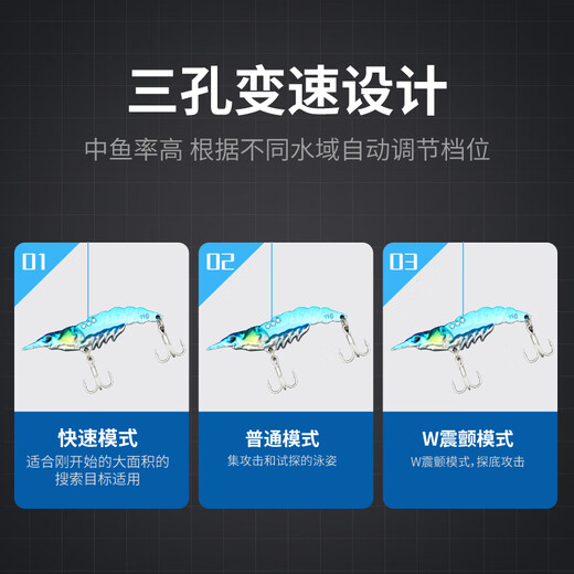 Comaire green shrimp VIB metal far-shot fake bait set light sea water universal sea bass red tail fake bait bionic bait 7g