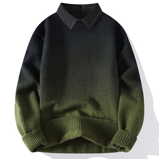 Ley Cool Autumn and Winter Casual Sweater Men Sweater Hombres engrosado Base de ropa interior Camisa de la base de ropa interior 9756 gris 2xl