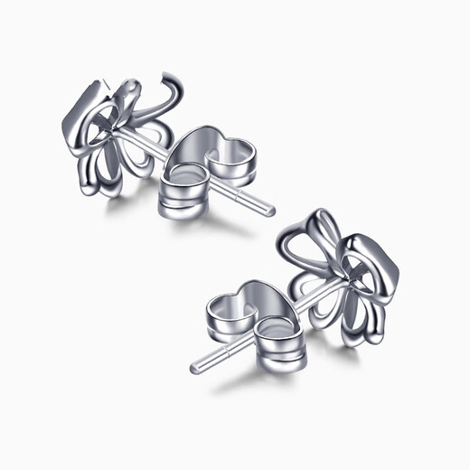 MOYAN (MOYAN) Platinum PT950 Ear Studs Earrings Accessories Ear Plugs Ear Walls Ear Backs Ear Blocks Women's Flat Bottom Thick Style @ Pair