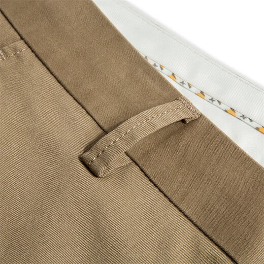 
Dancing with the wolf [Cotton-Function Comfortable] Casual Commuter Mid-waist Stretch Comfortable Versatile Men's Trousers 701 Khaki 38