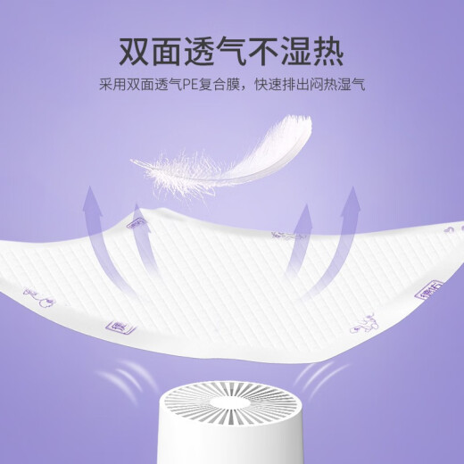 德佑 婴儿隔尿垫新生儿宝宝一次性床垫护理垫吸水透气不回渗隔尿垫 【新升级】金装M码46片
