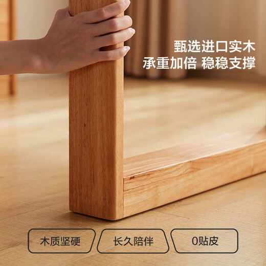 Lin's home sideboard dining table integrated solid wood cabinet storage cabinet against the wall small apartment Nordic style 2025 new PK4T-A