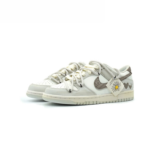 耐克（NIKE）球鞋定制Nike 心相印 高街 黑豹夏日穿搭户外 板鞋 GS女款DH9765-102 定制款7天内发 35.5