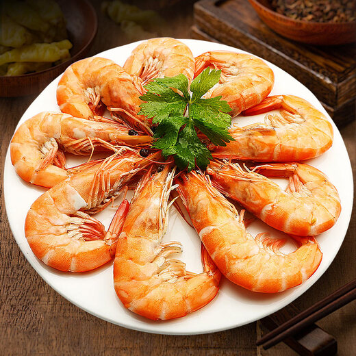 Binxian Domestic Domestic Qingdao Prawns Fresh Shrimp Boxed Prawns 3040Specifications Net Weight 3Jin Jin is equal to 0.5kg - Direct from the source