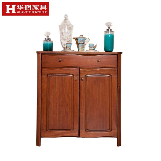 华鹤家具实木鞋柜家用门口入户鞋柜收纳储物柜门口入户柜 940*410*1105mm