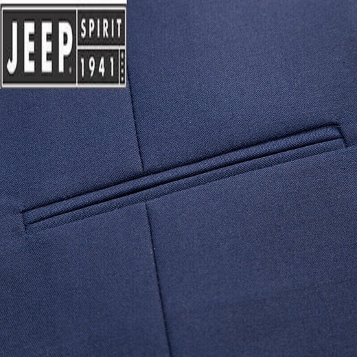JEEP SPIRIT men's suit vest men's outerwear vest suit business casual formal wear wedding horse clip 19033 blue S