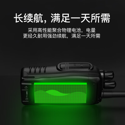 宝锋（BAOFENG）【双台价】BF-888S 对讲机 商务版升级双充版plus大功率远距离 TYPE-C USB直充商用办公户外手台