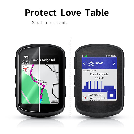 Yi Kesen anwendbar für Garmin Code Edge540/840 Tempered Film Protective Film Bicycle (Garmin) Code Accessoires Edge 540/840 Temperiertes Film Ein Paket
