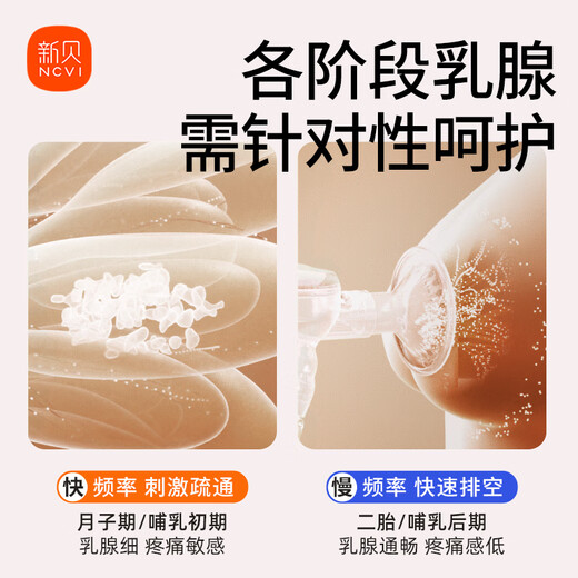 Xinbei Breast Pump Electric Breast Pump Bilateral Painless Fully Automatic Breast Puller Large Suction Portable Breast Pump 8116