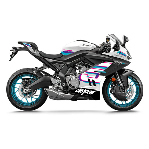 24 Modelle von Chunfeng 675SR -R Spitzenschutzstäbchen Modified Accessoires Vollauton -Druckfarben Dekorative Schutzstangen Aspar Team Edition - weißes Automodell