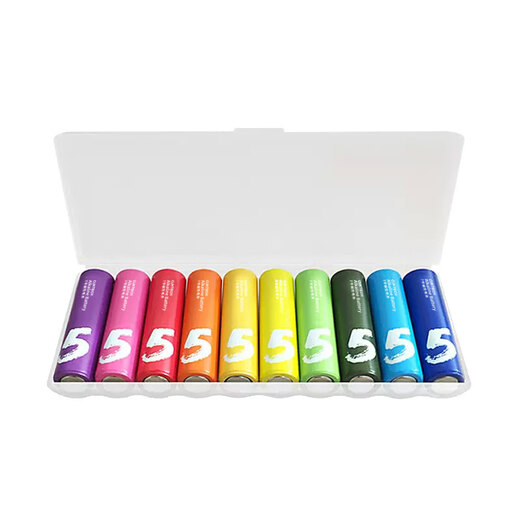 CUKTECH No. 5 rainbow battery alkaline 10 capsules suitable for blood pressure monitor/remote control/mouse/children's toys/smart door lock suitable for ZMI one piece