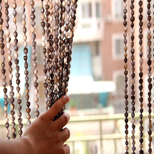 BANXIAO (BANXIAO) grass bead door curtain grass bead door curtain grass bead curtain grass bead curtain grass bead curtain grass bead curtain grass bead curtain summer 1.2 cm spacing to block the flies