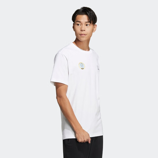 
Adidas NEO Chinese Valentine's Gift Men's Casual Series M SW SLOGAN TEE Short Sleeve Top HC9740 XL Size