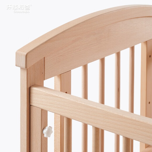 Thanksbaby婴儿床实木宝宝婴儿床拼接大床神器实木床多功能宝宝bb床 婴儿床+8CM椰棕床垫