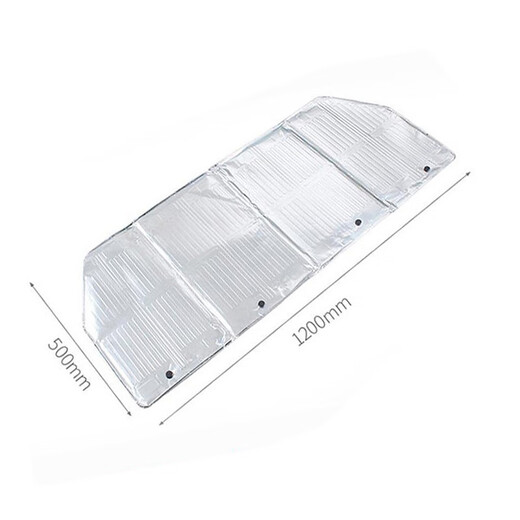 Baijie kitchen gas stove oil-proof baffle oil-proof aluminum foil baffle cooking insulation block 120*50cm