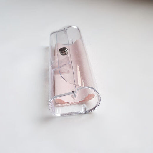 Spring Jingbuyu Transparente Brille weiche Box für die Schüler, die Myopia Spiegel Flachlicht Spiegel Lesebrille auf Lagerbox Brille 1 Box + Spiegeltuch (geeignet für kleine Rahmen) tragen können