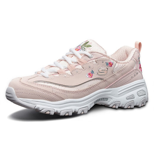 Skechers fafa shoes spring women's embroidered retro panda casual sports shoes for women 11977-ltpk light pink 35.5