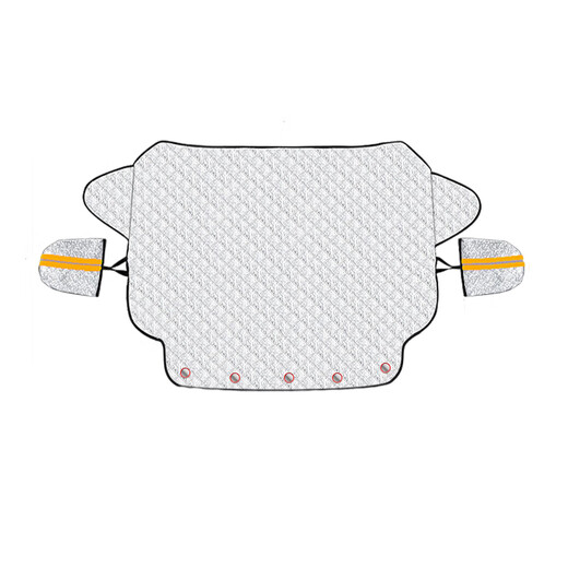 Degalen Car Snow Shield Front Windshield Cover Thickened Frostproof Antifreeze Sunproof Car Cover Car Sunshade Half Cover Car Snow Shield External Snow Shield With 5 Magnets for Stronger