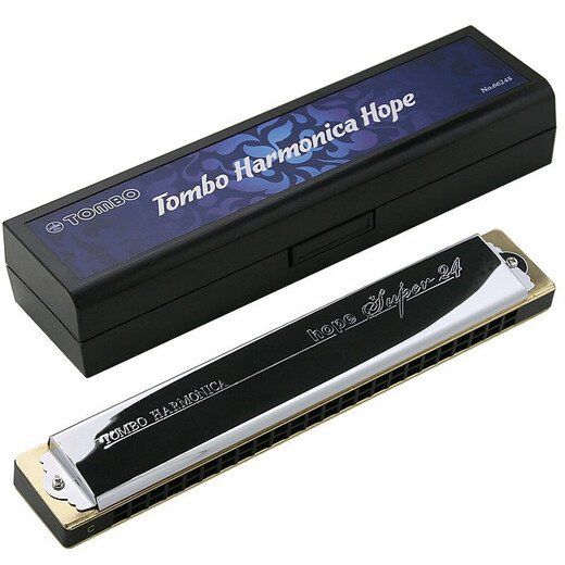 Tongbao Japan Tombo Tongbao 6624s 24-Loch-Polyphonic Mundhonica für Anfänger bei Erwachsenen, professionelle Leistungsstufe C-Melodie [gemeinsame Melodie]
