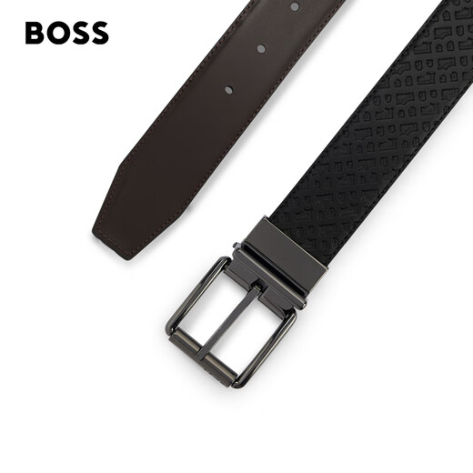 Boss Herren-Alphabet-Muster von Herren und doppelte Farbleder-Doppel-Seite 002 117 cm