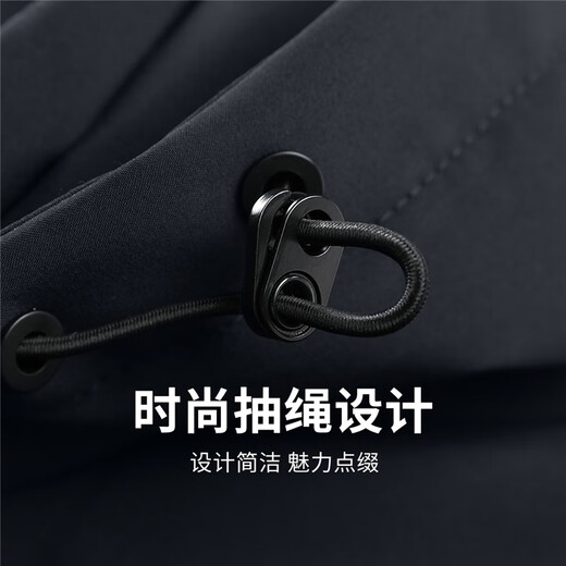 Dances with Wolves Goose Down Liner Detachable Hooded Jacket Men's 2025 Autumn and Winter New Windproof and Warm Locking Jacket 1049 Navy Blue 101 L (175)