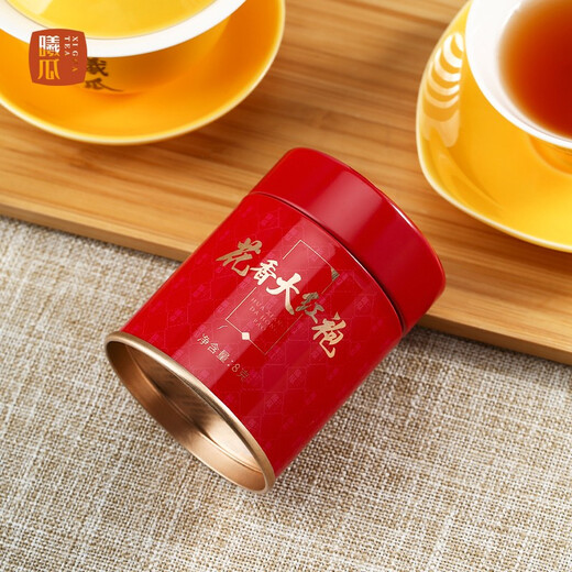 曦瓜武夷山岩茶大坑口肉桂茶叶花香武夷山乌龙茶小罐装24
