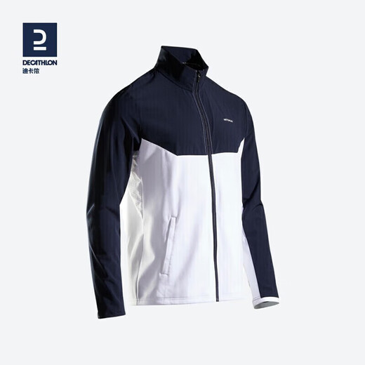 Decathlon Sports Jacket Men's Running Fitness Jacket Spring and Autumn Style-Black Gray L-2714804