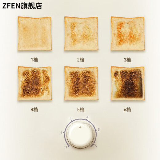 SMVP Japan imported quality toaster household small fully automatic breakfast toaster toaster glossy white